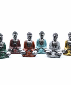 Stříbrný mini Buddha